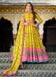 Designer Multi Yellow Floor Length Anarkali Suit